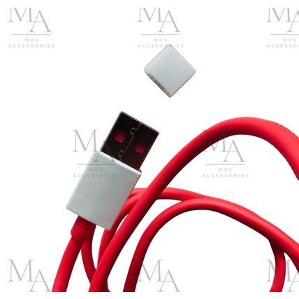 Genuine OnePlus Warp Fast Charge USB-A to USB-C (Type C) Data Cable Red 1M D301