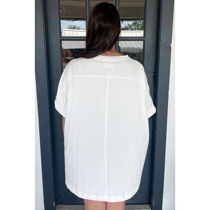 White Sequined Texas Graphic Plus Size T Shirt