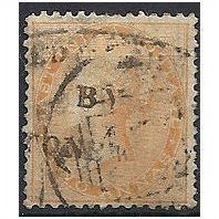 India 1865 SG61 2a Yellow Good Used ..