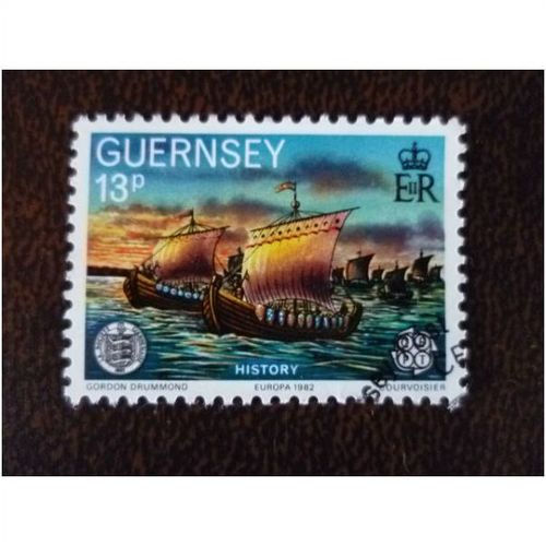 Guernsey 1982 La Societe Guernesiaise Norman Invasion 13p fine used stamp SG254