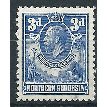 Northen Rhodesia 1925 SG5 3d Ultramarine Mounted Mint .. ..