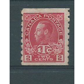 canada stamps sg234 sg 234 coil gum aged