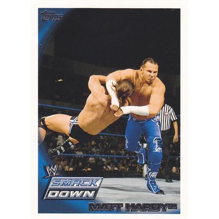 Matt Hardy #5 - WWE 2010 Topps Wrestling Trading Card