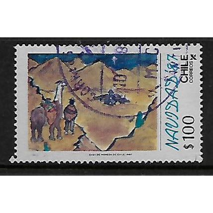 CHILE 1987 CHRISTMAS 100p STAR OVER BETHLEHEM SG 1136 FINE USED