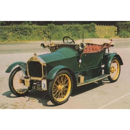 Humberette From War WW1 1914 Two Seater Car Rare Photo Postcard