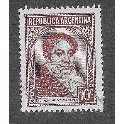 ARG 1935 10c 'B. RIVADAVIA' FINE USED (EBID79-081)