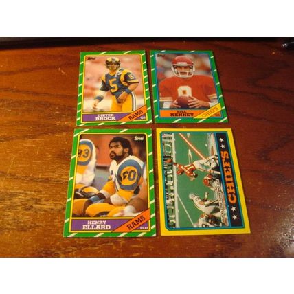 1986 Topps, 14-Cards, ELLARD/DICKERSON, +++