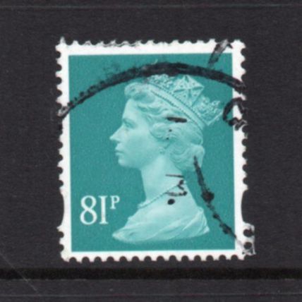 Elizabeth II - 2008 - 81p Turquoise-Green, Elliptical Definitive, Used