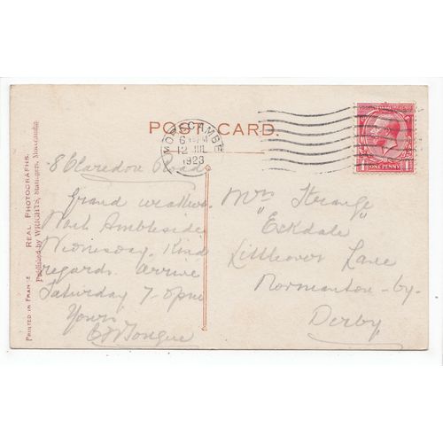 Heysham Point RP Postcard 1923 Lancashire