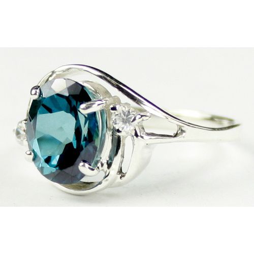 Paraiba Topaz, 925 Sterling Silver Ladies Ring, SR021