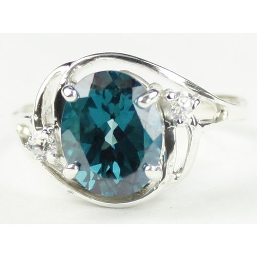 Paraiba Topaz, 925 Sterling Silver Ladies Ring, SR021