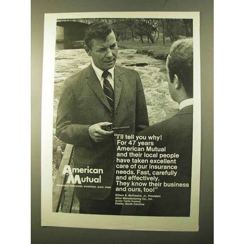 1970 American Mutual Ad - I'll Tell You Why!