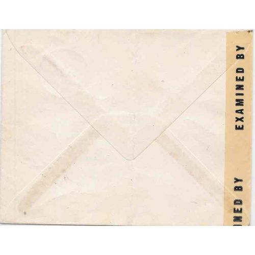 Dutch West Indies, Curacao CENSORED 1944 Air Mail to NY USA