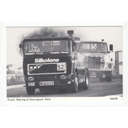 Truck Racing at Donington Park Postcard 1001