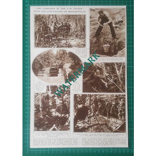 (X984) Australian Forces Bougainville Island Solomons World War 2 - 1945 Clip