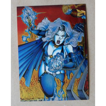 Lady Death All-Chromium Base trading Card # 23 (C) 1994 Chaos Krome comics