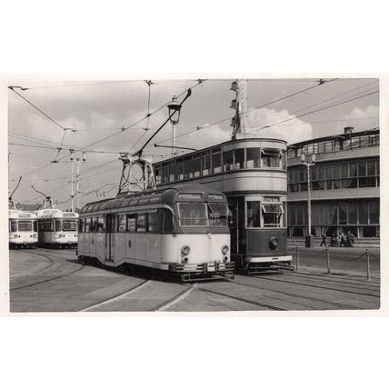 Blackpool Transport Safety Officer TSO Bus Station 1958 RPC Photo