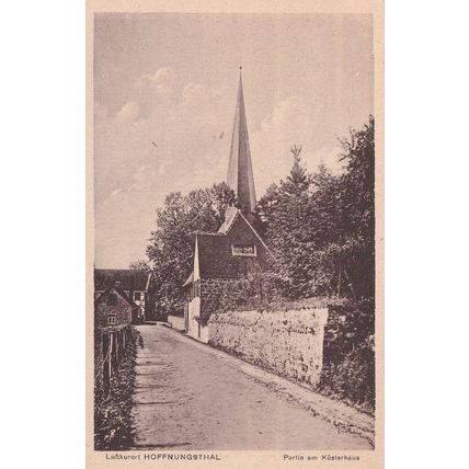 Luftkurort Hoffnungsthal Kuslerhaus Old German Postcard