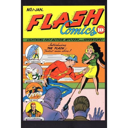 The Flash Comic Books DC Issue One 1 Comics Book Postcard