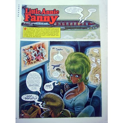 Annie Fanny 7 comics playboy original Set 6