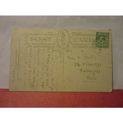 THE PARTING .. HUMOUR used antique postcard, Regent Series.. =