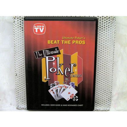 The Ultimate Poker Company: Beat The Pros (DVD, 2004) Texas Hold'em