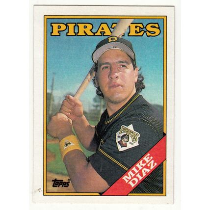 1988 Topps baseball card 567 Mike Diaz