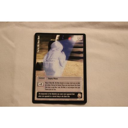 You're My Only Hope 2001 Star Wars Young Jedi Knights TCG NO. 11 C