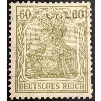 Stamp German Empire SG146 1920 60pfg Germania Used