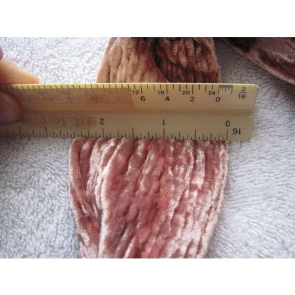 Scunci Soft Dusty Rose Pink Wide Velvet Fabric Headband Headwrap Hair Head Band
