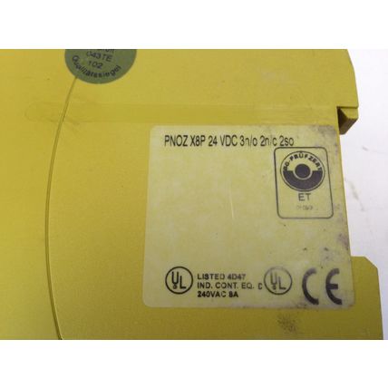 PILZ PNOZ X8P SAFETY CONTROL RELAYS,PILZ PNOZ X8P 24 VDC,EB
