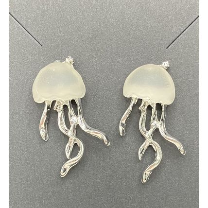 Jellyfish Stud Earrings Sea Life #889