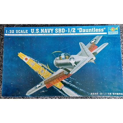 1/32 TRUMPETER U.S.NAVY SBD-1/2 DAUNTLESS.ALL SEALED,UNMADE...UK FREEPOST