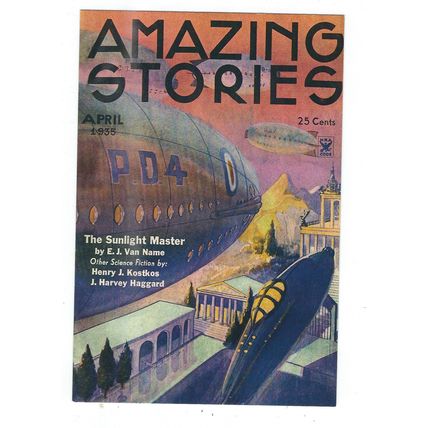 AMERICAN COMIC FRONT ARWORK AMAZING STORIES PUBL IN UK CARD NO 10064187