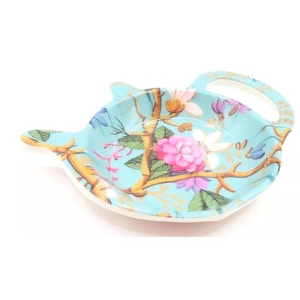 Blossom Melamine Spoon & Teabag Holder Set Kitchen Household Gift Home
