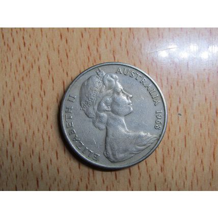 Australia 1968 20 Cents Coin