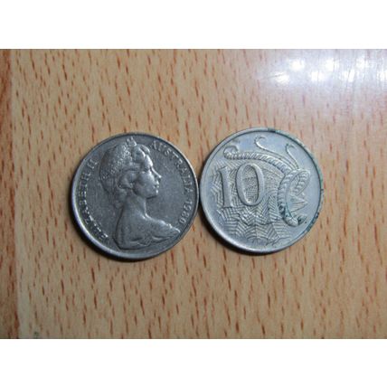 Australia 1980 10 Cents Coin
