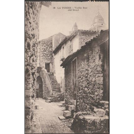 Vieille Rue, La Turbie, c.1920 - Leclerc CPA