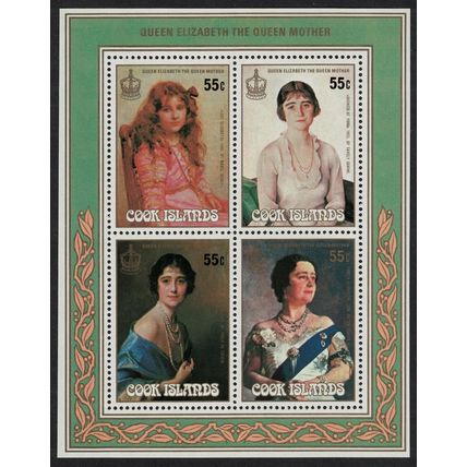 Cook Is. 86th Birthday of Queen Elizabeth the Queen Mother MS 1986 MNH