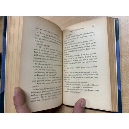c1920s ANATOLE FRANCE "LE CRIME DE SYLVESTRE BONNARD" FRENCH FICTION BOOK (P3)