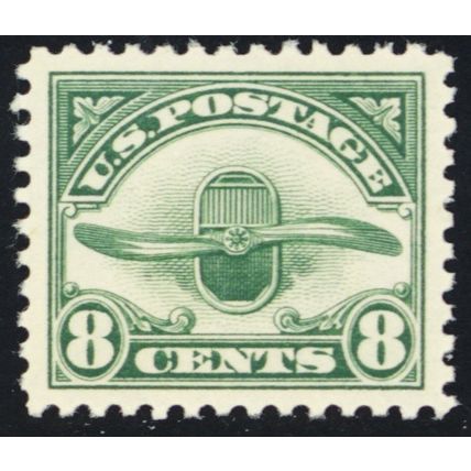 C4, Mint Superb NH 8¢ - With Graded 98 PSAG Certificate - Stuart Katz