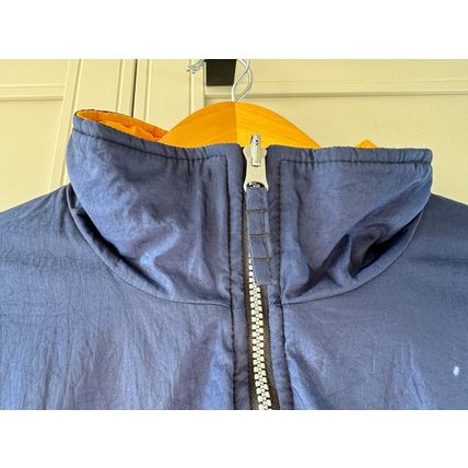 Nike Vintage Reversible(Navy/Yellow) Puffer Jacket Men's Large