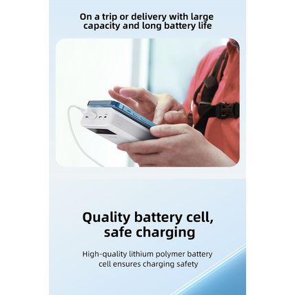 ROMOSS 30000mAh Power Bank 22.5W Super Fast Charge USB-C LED Sense8PF