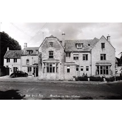 Postcard The Old New Inn, Bourton-on-the-Water, Cotswolds, Gloucestershire. Unpo