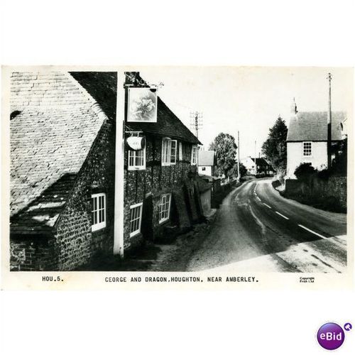 Sussex - HOUGHTON (Amberley) - George & Dragon - RP - c.1950s
