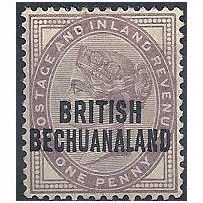 British Bechuanaland 1891 SG33 1d Lilac Mounted Mint ..