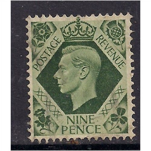 GB 1939 KGV1 9d Deep Olive Green SG 473.(F25 )