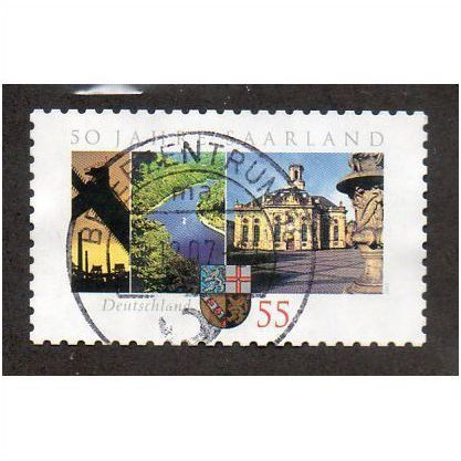 GER 2007 €0.55 (S/A) 'SAARLAND' FINE USED (EBID30-514)