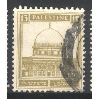 Palestine (British) 1927 - SG107 - 13m brown - Dome Of The Rock - used