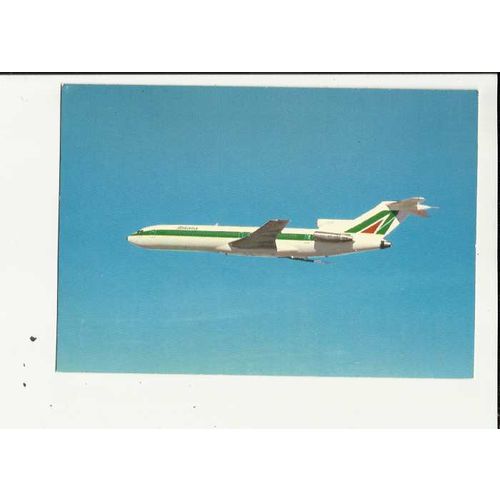 Aviation ALITALIA BOEING 727-200 Postcard by Arti Grafiche